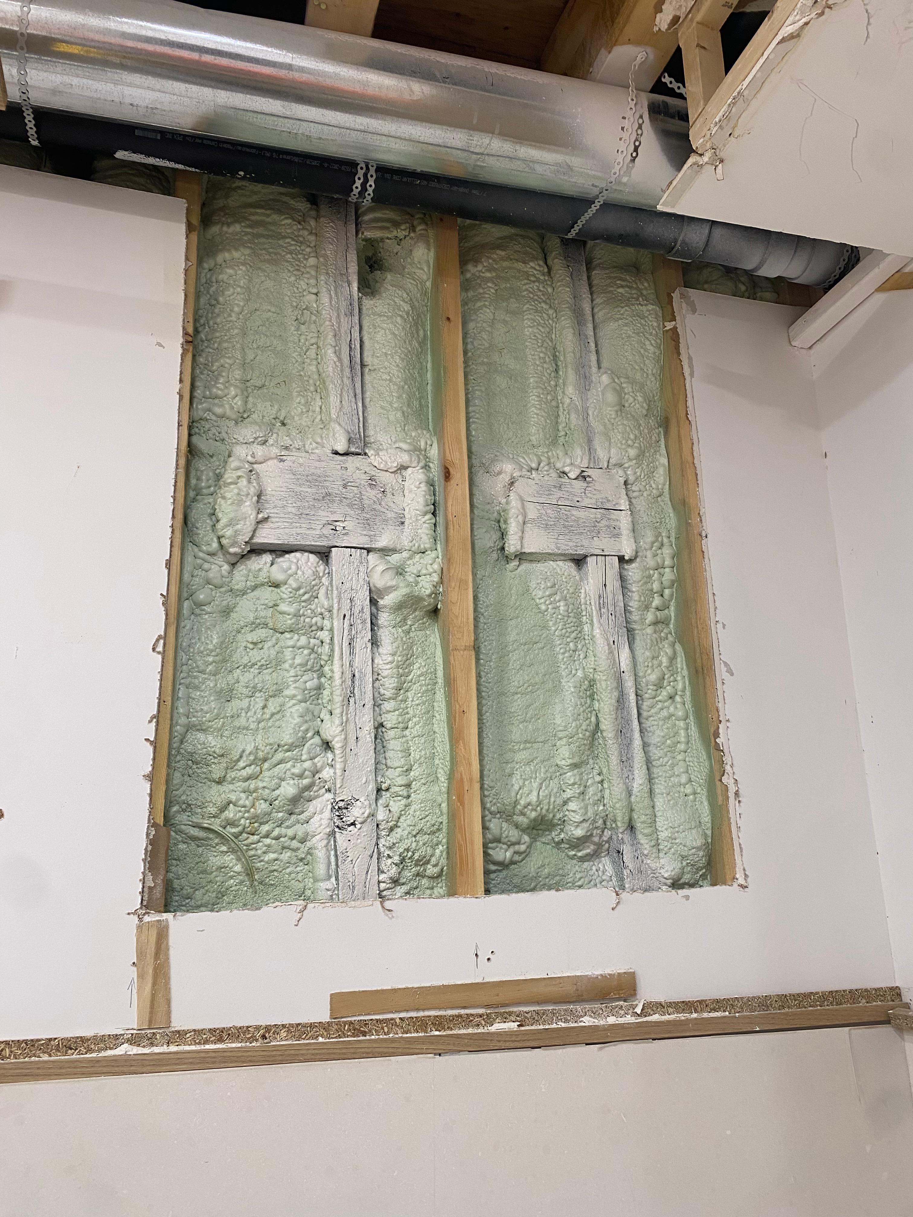 Spray foam structural restoration Toronto